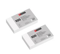 Miquelrius - Fichas de Cartulina Blancas Lisas 200 Uds, 125 x 75 mm