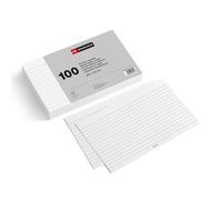 Miquelrius - Fichas de Cartulina Rayadas 100 Uds, 200 x 125 mm