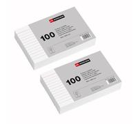 Miquelrius - Fichas de Cartulina Rayadas 200 Uds, 150 x 100 mm
