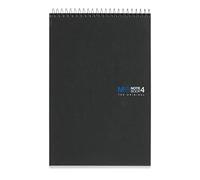 Miquelrius - Libreta Espiral Superior A5, Cuaderno Cuadriculado 5 mm, 120 Hojas Microperforadas en 4 Colores, Bloc de Notas con Tapa Dura de Cartón Rígido, Notebook The Original Reporter