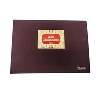 Miquelrius - Libro de Contabilidad, Clase R, Apaisado, Folio Natural 215 x 315 mm, Rayado Salida de Correspondencia, 100 Hojas SIN numerar de 102 g/m², Forrado en Tela, Lomo Engomado