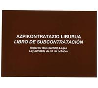 Miquelrius - Libro de Contabilidad Especiales, Modelo 89, A4 Apaisado, Rayado Subcontratación EUSK/CAST, 20 Hojas Foliadas (Autocopia) de 56 g/m², Encolado, Cubierta Cartulina 220 g/m²