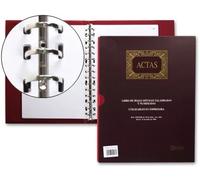 Miquelrius Libro Miquelrius Din A4 Actas con 100 Hojas Movibles y Papel de 102 g/m²