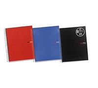 Miquelrius - Pack 3 Cuadernos A4 Cuadriculados, 200 Hojas, 8 Colores