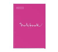 Miquelrius - Recambio de 80 hojas cuadriculadas A4, Bloc encolado con 4 taladros para archivador o carpeta de anillas, Papel de 90 g/m², Emotions magenta
