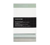 Miquelrius - Set de bloc de notas, Encolados, Base rígida de cartón, 3 blocs de notas de 48 hojas cada uno, Papel blanco 100 g/m²