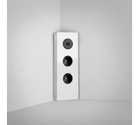 Mira Elemento De Toma De Esquina Para Eck Glas Con USB Acero/Glas Blanco
