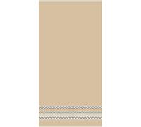 Miracle Home Juego de Cuatro Toallas Maurya, Hecho en Portugal, 100% algodón, Beige, 50 x 95 cm