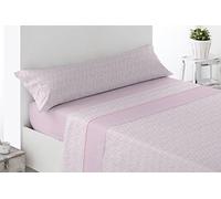 Miracle Home. Juego de Sábanas Térmicas de Pirineo Reyes (3 Piezas), Bajera Ajustable, encimera y Funda de Almohada. Máxima Calidez, suavidad Premium y Ajuste Rosa. 90 x 200. Cama 90