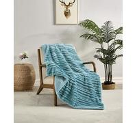 Miracle Home. Manta Polar Reversible de Microfibra Circón Franela Aterciopelada y Sherpa 280GSM-180GSM, Suave, cálida y Ligera, Lavable a máquina, 130 X 160. Verde