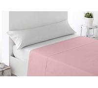 Miracle Home. Sábana encimera Suave y cómoda, 100% Microfibra cepillada, sin Arrugas y Anti-Peeling. 175X270. Cama 105. Rosa