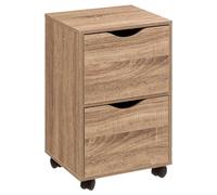MIRAMAX Cajonera 2 Puertas con Ruedas Brown