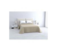 MIRAMAX- Colcha Bouti Rombos Lisa o Estampada, Colcha Cubre Cama 100% Poliéster. Fina, Extra Suave y Ligera. Ideal para Primavera y Verano.90/105/135/150CM Beige