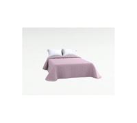 MIRAMAX- Colcha Bouti Rombos Lisa o Estampada, Colcha Cubre Cama 100% Poliéster. Fina, Extra Suave y Ligera. Ideal para Primavera y Verano.90/105/135/150CM Purple Bed 135 235x260cm