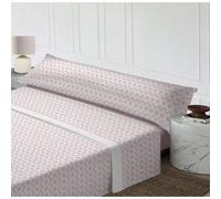 MIRAMAX-Juego de Sabanas Estampadas 3 Piezas 50%Algodón y 50%Poliéster Primavera Verano, Algodón Poliéster, Bajera, Encimera y Funda de Almohada Kelly135-1 Bed 90cm