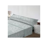 MIRAMAX - Juego de Sábanas Verano Poliéster Suave y Fresca - Sábanas Cama 90/105/135/150/180 cm, Estampado Floral, Ropa de Cama Transpirable, Fácil de Lavar, Ideal para Dormitorio y Uso Diario Green