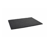 MIRAMAX - Set 2 Tablas de Pizarra Premium - Platos de Piedra Negra para Aperitivos, Sushi y Tapas, Estilo Moderno, Resistentes, Disponibles en Varias Medidas, Ideales para Fiestas y Eventos 25x25cm.