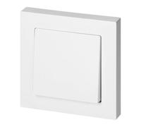 Miratic Interruptor Pulsador Timbre Casa Blanco Brillante Empotrado IP20 10A Estándar