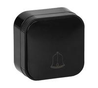 Miratic Pulsador Timbre Interior IP20 - Timbre Casa Resistente al Agua y Polvo MAX. 230V/10A Diseño Elegante y Funcional (Negro)
