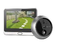 EZVIZ Mirilla inteligente DP2C – WiFi 1080p, pantalla 4.3" – con obsequio Argento