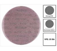 Mirka 5422302532 Abranet Grip P320, 225 Mm De Diámetro Pack De 25 Piezas