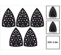 Mirka 8295902011 Lote De 5 Almohadillas Protección Velcro Triangular 32 Agujeros