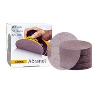 Mirka 9 A-232 - 400 cm 400 grano abrasivos discos de papel de lija del polvo de malla, caja de 50 discos