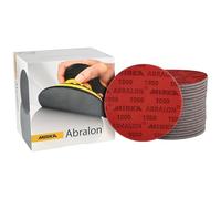 Mirka Abralon Muela pulidora Ø 125mm cierre adhesivo grano 1000, 20/paquete, para lijar y pulir laca, madera, plástico