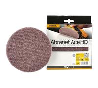 Mirka Discos abrasivos Abranet Ace HD 150 mm P40 cierre adhesivo 5 piezas