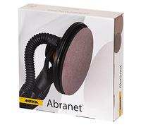 Mirka Abranet discos de lija de red Ø 225 mm cierre adhesivo/grano P320 / 25 uds. / para lijar madera, masilla, laca, plástico / 5422302532