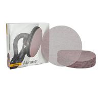 Mirka Discos de lija Abranet Ø 225 mm Cierre adhesivo Grano P240 25 uds.