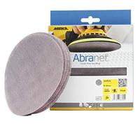 Mirka Abranet discos de lijado de red Ø 150mm cierre adhesivo/grano P320 / 10 uds/Adecuado para todas las lijadoras orbitales de 150mm / para el lijado sin polvo de madera, masilla, barniz