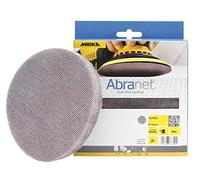 Mirka Abranet discos de lijado de red Ø 150mm cierre adhesivo/grano P80 / 10 uds. / Adecuados para todas las lijadoras de 150mm / Para el lijado sin polvo de madera, masilla, barniz