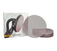 Mirka Discos de lija Abranet de red Ø 225 mm cierre adhesivo grano P150 25 uds
