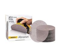 Mirka Rejilla de lijado Abranet Ø125 mm – cierre adhesivo – grano P120 – 50 piezas
