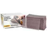 Mirka Abranet tiras de lijado de malla 81x133 mm cierre adhesivo/grano P240 / 50 piezas/para lijar madera, masilla, barniz, plástico / 5417805025