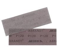 Mirka Abranet tiras de lijado malla 80x230mm grano P120 3 piezas | Lijas de malla con cierre adhesivo para lijado sin polvo en madera masilla barniz plásticos 3 piezas grano P120