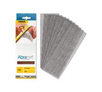 Mirka Abranet tiras de lijado de malla 80x230mm / hojas de lijado con cierre adhesivo/grano P80 / 10 piezas / AE175F1080 / para el lijado sin polvo de madera, masilla, barniz, plásticos
