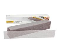 Mirka Abranet tiras lijado malla 70x420 mm grano P150 50 piezas | Tiras de lijado de malla con cierre adhesivo para madera masilla barniz plástico alta durabilidad y rendimiento