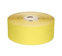 Mirka Yellow Rollo de papel de lija / 150mm x 50m / P240 / lijado de madera dura, madera blanda, pintura, masilla, plástico / 1 rollo