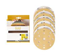 Mirka - abrasivos - Gold papel de lija universal Ø 150 mm 15 agujeros P120