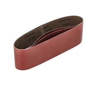 Mirka - banda de lija abrasiva - 75x533 mm grano P120 | Óptimo rendimiento de lijado cinta de tela duradera de alta resistencia a la abrasión versátil para madera, metal y barniz