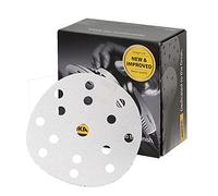Mirka Basecut - Discos de lija de 150 mm, 150 mm, 100 unidades, abrasivos P180, grano P180, discos de lija para reacabado automotriz, sistema de extracción de polvo al vacío de 15 agujeros