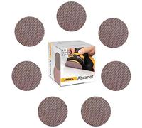 Mirka Discos de lijado de malla Abranet Ø 77mm cierre adhesivo/Mix pack 5 de cada grano 80, 120, 180, 240, 320, 400, 600/35 uds/Para todas las lijadoras orbitales y lijadoras de 77mm