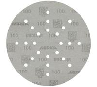 MIRKA Discos Iridium Ø 225 mm K100 Multiloch Velcro (25 unidades)