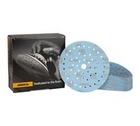 Mirka Galaxy Multifit - Papel de lija de 6 pulgadas (150 mm), grano 800, 50 discos por paquete, abrasivo de alta calidad para resina epoxi, madera, metal, sin obstrucciones, tecnología de autoafilado