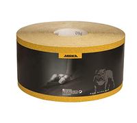 Mirka Gold Universal Rollo de papel de lija 115mm x 50m / grano P100 / Para lijar yeso, masilla, aglomerado, madera, barniz
