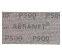 MIRKA, lija abrasiva Abranet, 70 x 125 mm, grano P500, estructura de rejilla, paquete de 50 unidades.