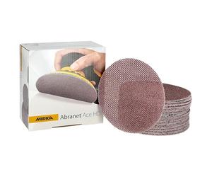 MIRKA Lote DE 25 Discos ABRASIVO para Lijado ABRANET Ace HD 150 MM Grano 60 Ref AH24102560, Marrón, 150mm