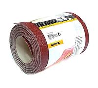 Mirka Red rollo de papel de lija 115mm x 5m / grano P120 / 1 rollo/para lijar madera, metal y plástico